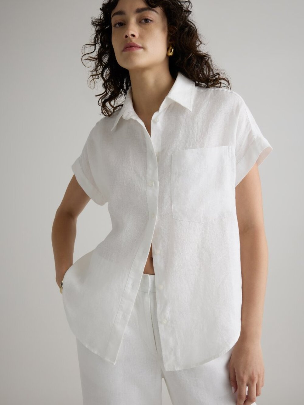 100% European Linen Camp Shirt* - Picture 11 of 11